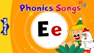 Letter Ee  New Phonics Songs  Little Fox  Animated Songs for Kids [upl. by Kaylil]