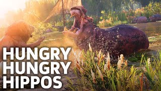 Assassin’s Creed Origins  When Hippos ATTACK Gameplay [upl. by Stegman479]