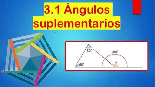 31 ÁNGULOS SUPLEMENTARIOS UNIDAD 2 Quinto Grado [upl. by Squire]