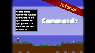 Commands  Mine Blocks Wiki [upl. by Nylaj]