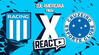 RACING x CRUZEIRO  Final da Copa SulAmericana FSC React [upl. by Peter]