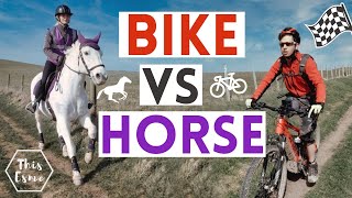 Bike VS Horse Equilab Challenge AD  This Esme [upl. by Nerek]