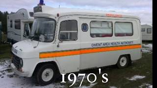 British Ambulances through the decades 1960s  2017 [upl. by Otiragram193]