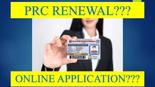 How to Renew PRC License through ONLINE APPLICATION [upl. by Areis]