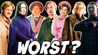 Ranking Defense Against the Dark Arts Professors from Worst to Best  Harry Potter Theory [upl. by Maram64]