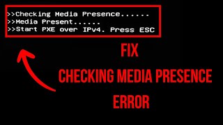 How To Fix Checking Media Presence Error on Windows 11  10 [upl. by Animrelliug299]