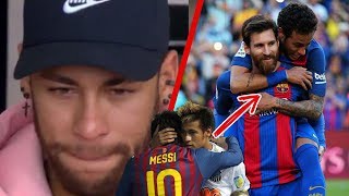 Con LÁGRIMAS en los ojos Neymar CONFIESA lo que Messi hizo por él en el Barça [upl. by Adnaram]