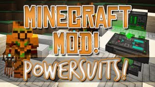 Minecraft Mod Modular Powersuits [upl. by Airpac327]