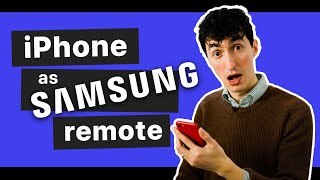 How To Use iPhone As Remote Control For Samsung Smart TV in 2024 [upl. by Ivatts281]