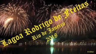 Ãrvore de Natal da Lagoa Rodrigo de Freitas 2018 Rio de Janeiro [upl. by Nerek539]