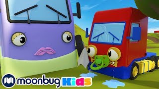 Boo Boo Song  Geckos Garage Nursery Rhymes amp Baby Songs  Kids Cartoons  Moonbug Kids TV [upl. by Ches]