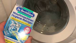 Waschmaschine reinigen mit Hygiene Reiniger von Dr Beckmann 60 Grad Waschgang Reinigung Anleitung [upl. by Rengaw11]