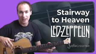 How to play Stairway To Heaven 6of6  JustinGuitar Original Lessons [upl. by Nayra]