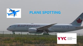 Plane Spotting at Calgary Airport YYC [upl. by Silado]