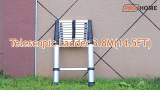 ProHome Telescopic Ladder The Ultimate Tool for Every DIY Project Available in 38Meter amp 5Meter [upl. by Wilonah516]