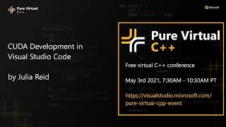 CUDA Support in Visual Studio Code with Julia Reid [upl. by Eeralih]