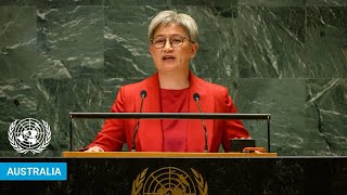 🇦🇺 Australia  Foreign Minister Addresses United Nations General Debate 79th Session  UNGA [upl. by Erickson]