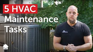 HVAC Maintenance  5 TuneUp Tasks for your AC Unit [upl. by Percival]