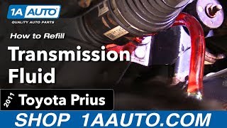 How to Refill your Transmission Fluid 1015 Toyota Prius [upl. by Roots]