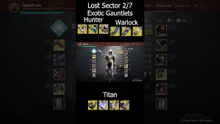 Destiny 2 Lost Sector Today 27 Exotic Arms [upl. by Ilenna]