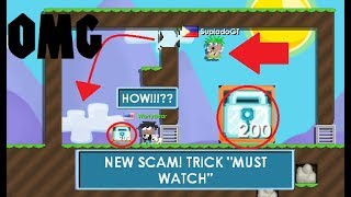 Growtopia  New Scam Trick Scam fail MUST WATCH [upl. by Fendig]