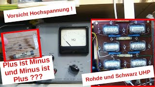 145 Isolationsprüfer reparieren und Isolationsprüfung Röhrenradio [upl. by Llirrem47]