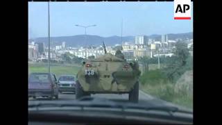 KOSOVO CONVOY OF RUSSIAN TROOPS ENTERS [upl. by Retseh]