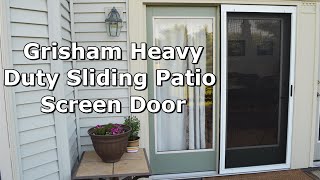 Tutorial How to Install a Grisham Heavy Duty Sliding Patio Screen Door [upl. by Redmer]