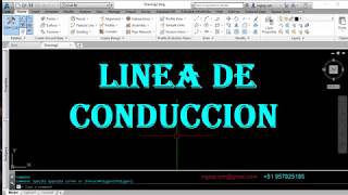 AUTOCAD CIVIL 3D 2018  RED DE AGUA LINEA DE CONDUCCIÓN [upl. by Oiretule]