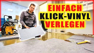 Anleitung KLICK VINYL VERLEGEN einfach  Trittschall Sockelleisten amp Silikon  Home Build Solution [upl. by Eriha678]