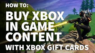 Can I Buy in Game Purchases with Xbox Gift Card – How to Buy Xbox DLC with Gift Card Money [upl. by Nrobyalc]