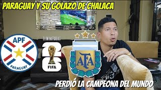 Paraguay vs Argentina 2  1  reacción peruana eliminatorias 2026 paraguay argentina peru [upl. by Brest980]