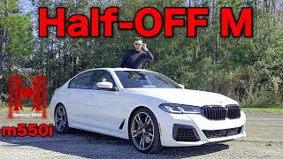 2023 BMW m550i is it an M HalfOff All Specs Test Drive [upl. by Yauqram618]