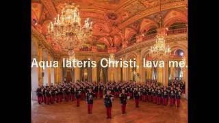 Anima Christi Paroles  Chœur de SaintCyr [upl. by Klusek]