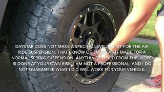 How to install Leveling kit for Ram Air Suspension [upl. by Roselane993]