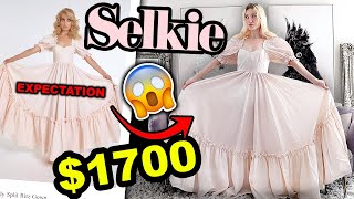 I SPENT 1700 ON SELKIE Trying the VIRAL Selkie Puff Sleeve Dresses  Are They Worth It [upl. by Arimay448]