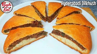 Hyderabadi Dilkhush Recipe Without Oven  Dil Pasand  Coconut Bun • Rush To Eat [upl. by Novahs]