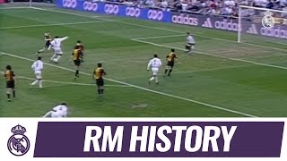 Classic Fernando Hierro goal against Zaragoza [upl. by Elynad]