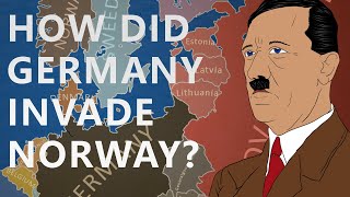 How Did Germany Invade Norway I WW2 Animated [upl. by Northrup]