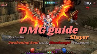 DMG guide for Slayer  MU online Season 1613 [upl. by Connel]