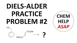 sample DielsAlder problem 2 [upl. by Aeslek]