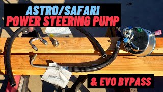 How To Change The Power Steering Pump Astro  Safari [upl. by Dleifyar564]