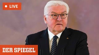 Livestream Das sagt Bundespräsident Steinmeier am Jahrestag des UkraineKriegsbeginns [upl. by Violeta]