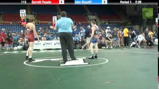 113 Garrett Pepple vs Jake Stogdill [upl. by Misab]