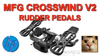 MFG Crosswind V2 rudder pedals  setup amp review [upl. by Anim]