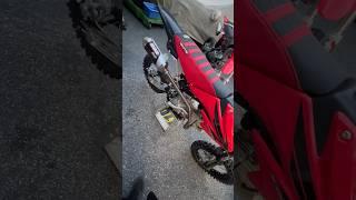 Custom Exhaust on my CRF70 Slowracer Build  Daytona 190cc Swap honda crf70 dirtbike pitbike [upl. by Anitsahs]