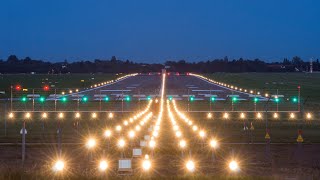 Airport Lighting At Night  Pilot Explains [upl. by Yxel]