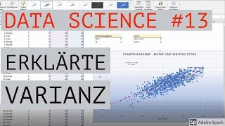 Faktorenanalyse  die erklärte Varianz  Data Science mit Excel 13 [upl. by Arrac315]