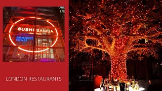 SUSHI SAMBA LONDON  HERON TOWER [upl. by Nowyt562]