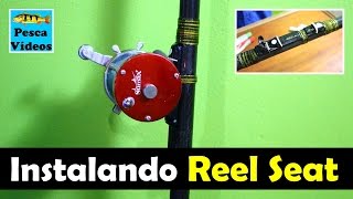 Dica  Como Instalar o Reel Seat Jacaré  Pesca Vídeos [upl. by Carol]